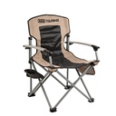 Campingstuhl mit beistelltisch, Beige 